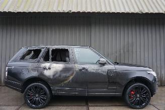 damaged motor cycles Land Rover Range Rover 5.0 V8 Supercharged 525PK Autobiography Luchtvering 2018/2